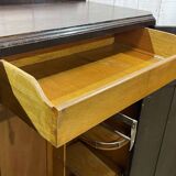 1930s English oak student wardrobe