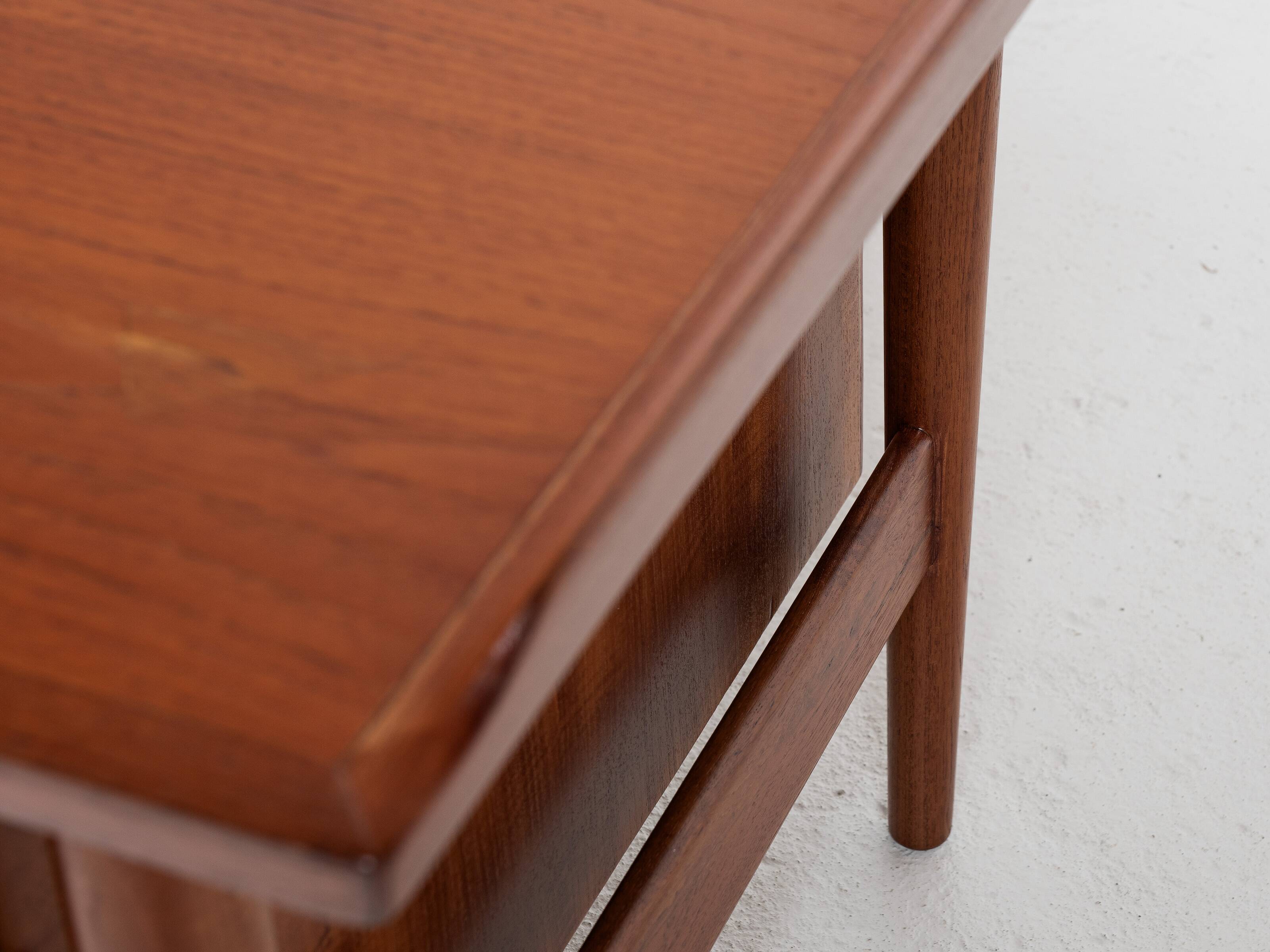 Midcentury Danish desk in teak by Arne Vodder for Sibast 1960s - 180cm