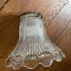 Vintage holophane glass tulip.