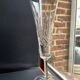 9 champagne flutes – Blown and cut crystal