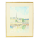 Charming Painting Watercolor Carlier 1989 Honfleur France
