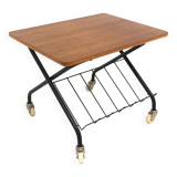 Scandinavian "stringbord" bedside table, Sweden, 1950
