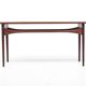 Tove Kindt-Larssen coffee table, vintage, solid teak, Denmark, 1960s.