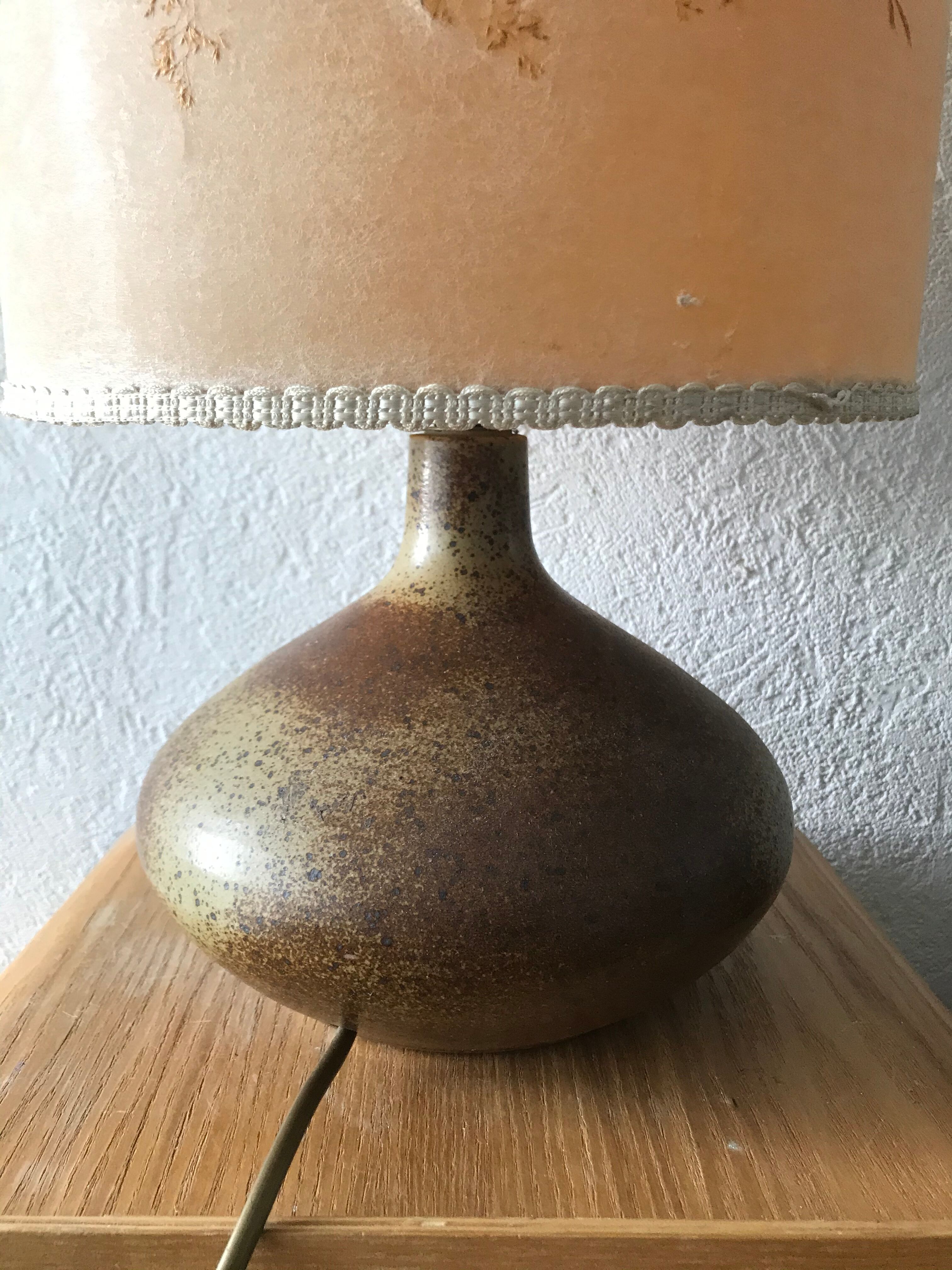 Vintage sandstone lamp