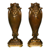 Adorns large bronze vases Bacchus (1850-1900)