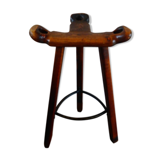 Brutalist style bar stool