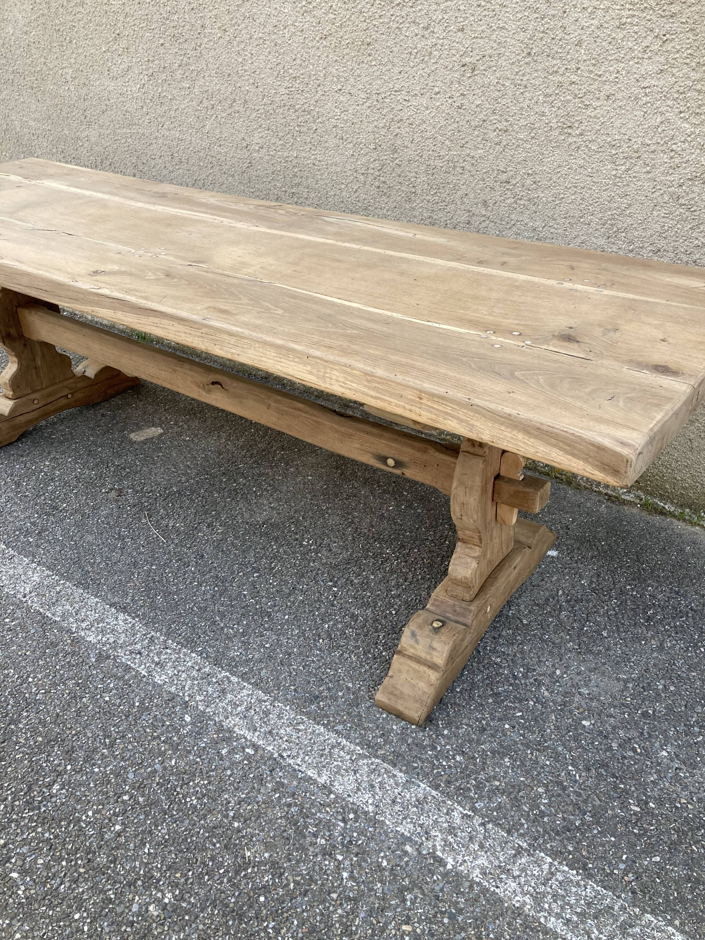 Table monastère en chêne
