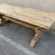 Table monastère en chêne