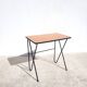 Refurbished vintage hairpin legs side table