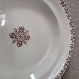 Old iron earth serving dish