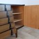Walnut row renovated by Rajmund Teofil Halas Vintage Polish 1968