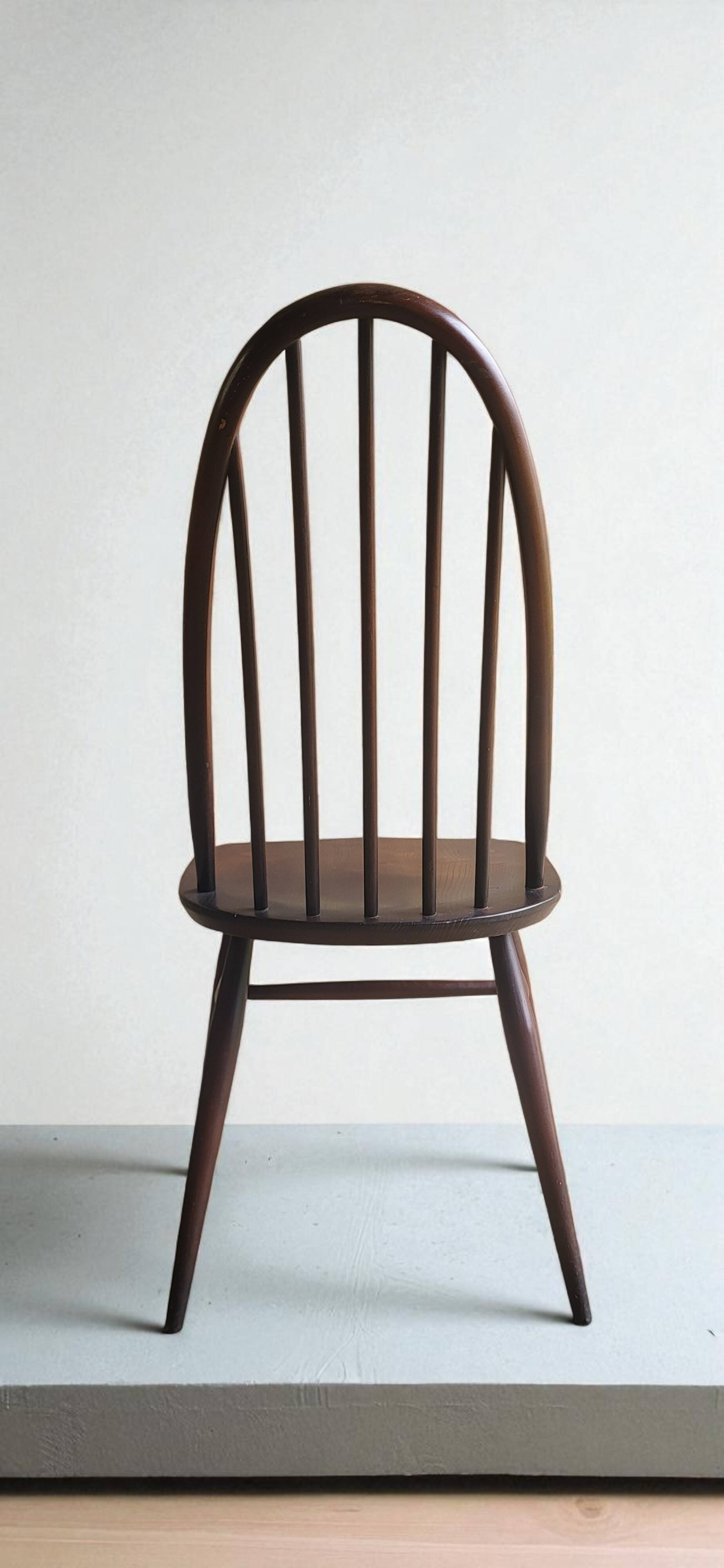 6 Quaker Windsor chairs / armchairs, Ercol 1950s