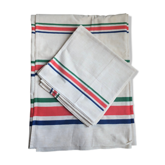 Bayadère tablecloth and 4 towels