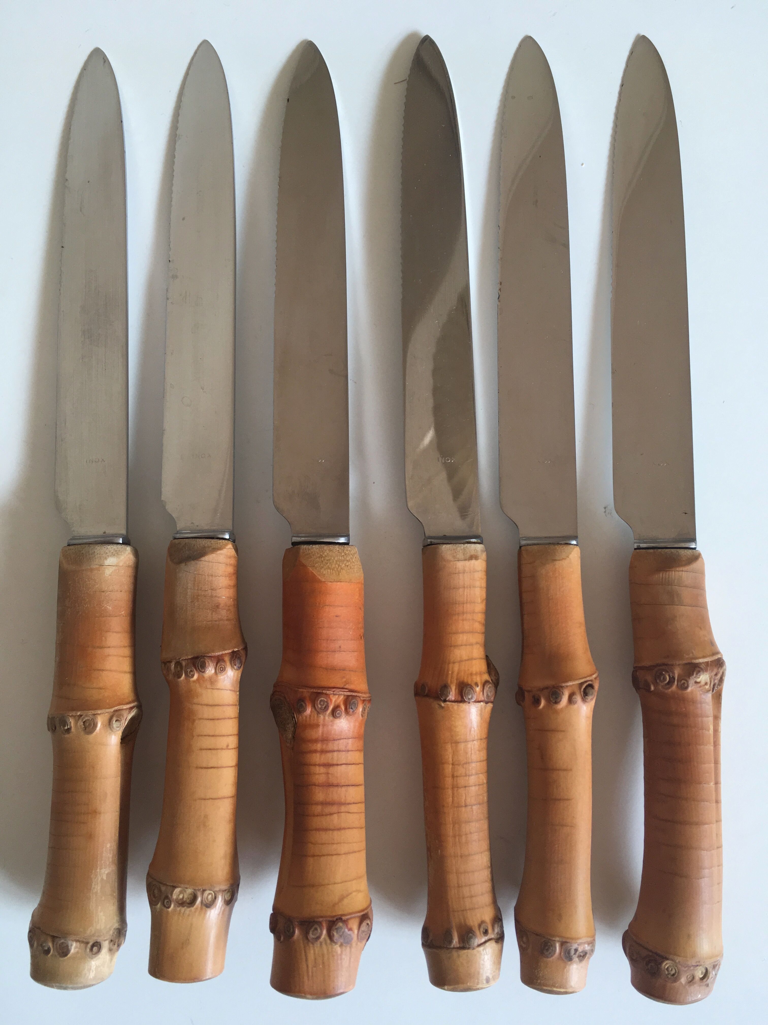 Bamboo knives Riviera 1960