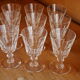 Set of 9 crystal wine glasses from Saint-Louis - Caton model