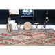 1970s Turkish Oushak Handmade Wool Cotton Red Kilim Runner Rug 130x400