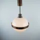 UFO Pendant Light – Vintage Space Age Acrylic Hanging Lamp, Copper/Bronze B