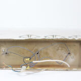 Peill & Putzler pair of wall lamps, transparent glass