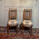 Paire De Chaises De Style Louis XVI En Noyer.