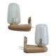Pair of vintage bathroom wall lights from Germany in the 70s