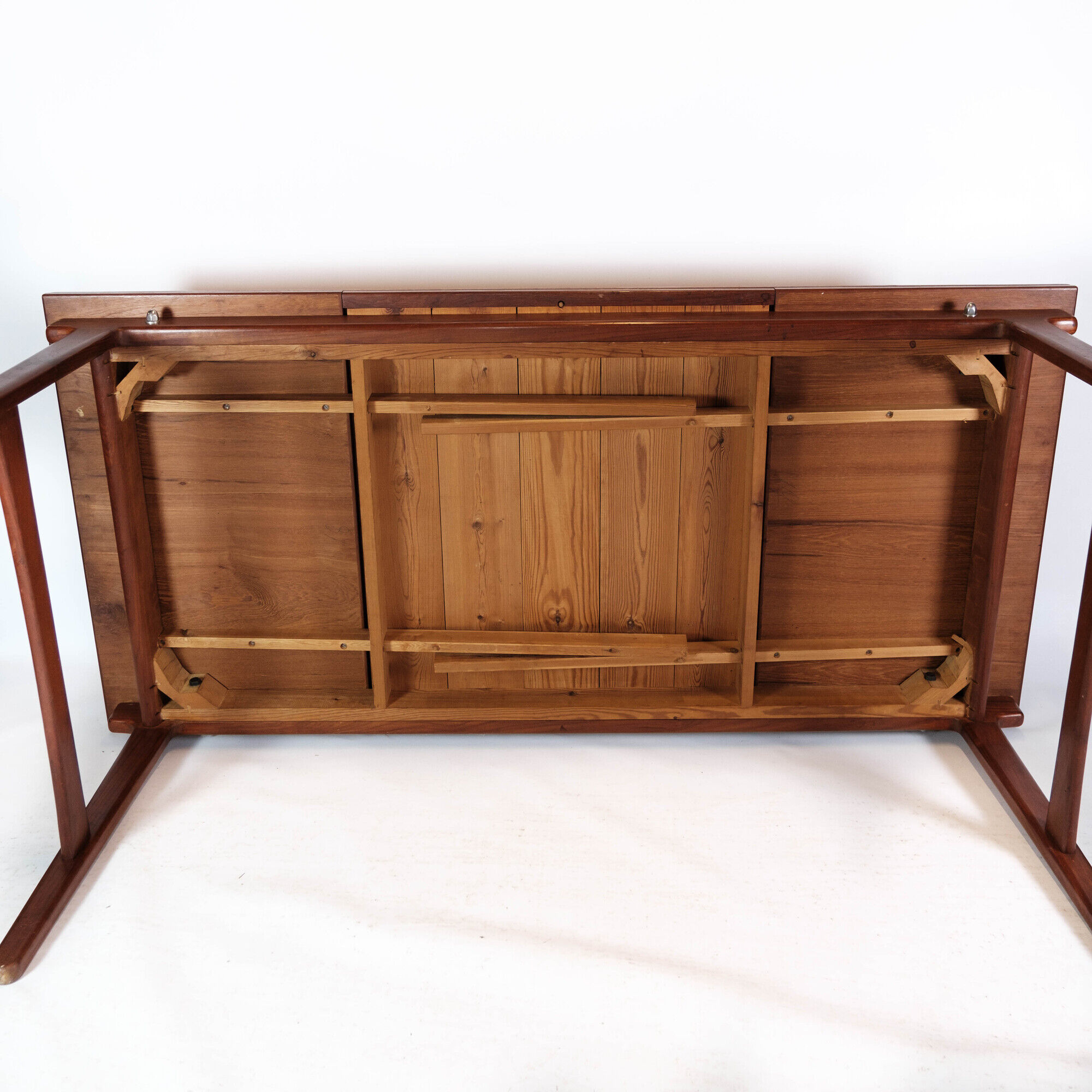Table à manger en teck avec rallonges de design danois, années 1960