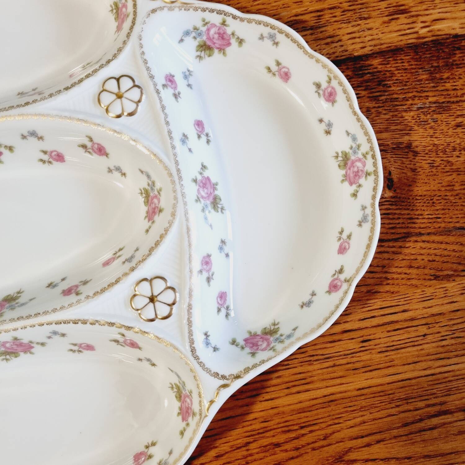 2 Limoges porcelain dishes