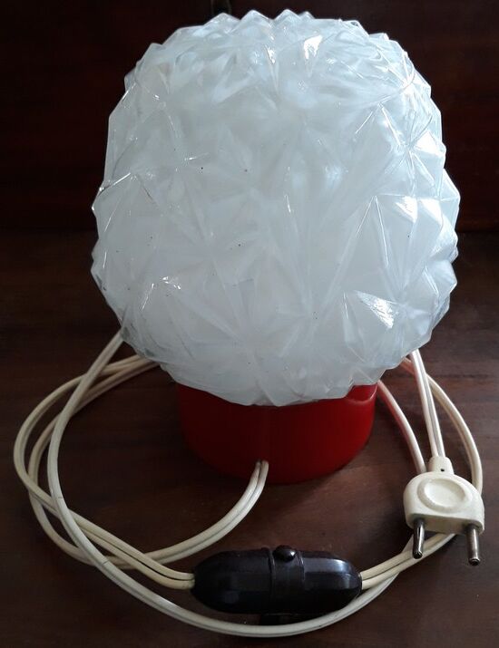 Night light 70s - diamond glass