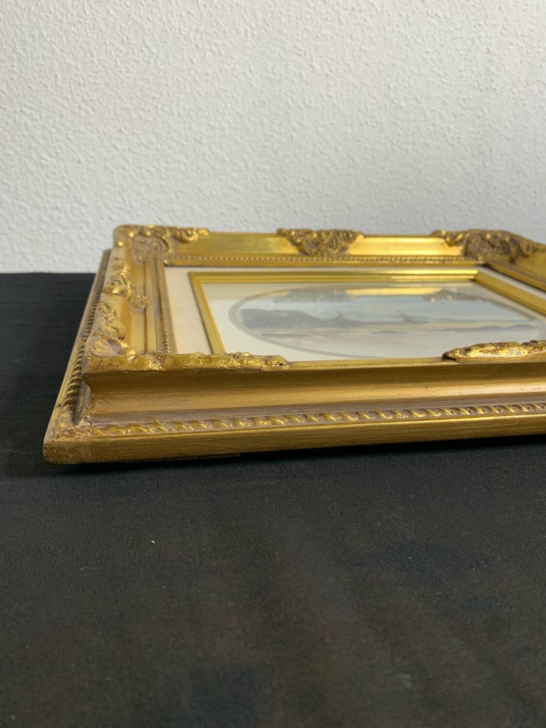 Watercolor painting by Henry Saint-Clair, seascape