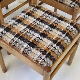 Suite of 4 chairs Baumann vintage 1960