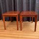 Pair of side tables by Henning Kjaernulf, Vejle Møbelfabrik, Denmark, 1960s