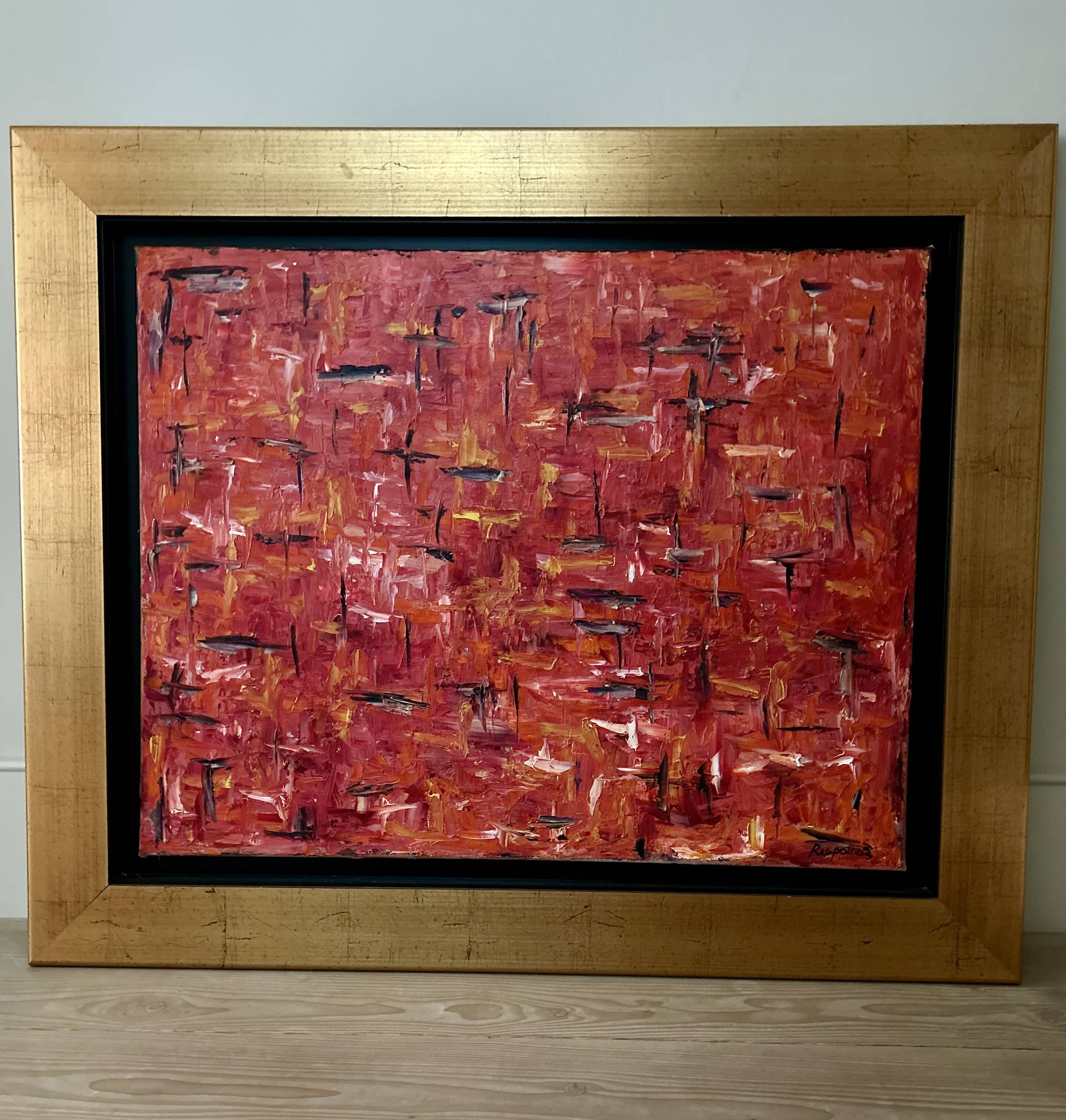 Peinture à l'huile abstraite par Ruspoli 2003