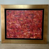 Peinture à l'huile abstraite par Ruspoli 2003