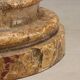 Paire de colonnes en marbre breccia et granit - Italie XIXe siècle