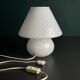 Vintage Murano glass table lamp in a swirling mushroom shape, Italy, 1970s.
