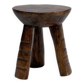 Tabouret Senoufo en bois (Burkina Faso)