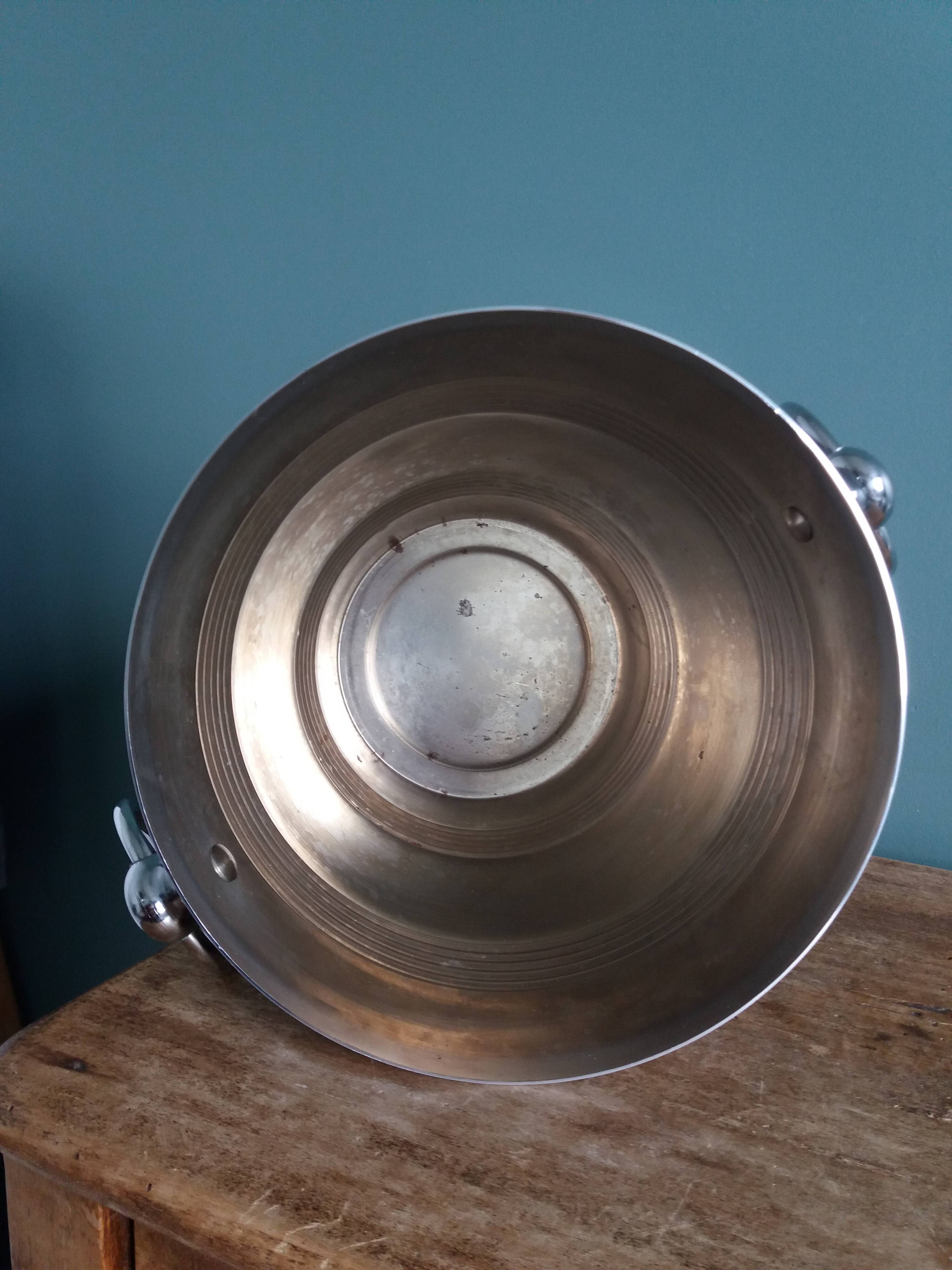Silver-plated champagne bucket