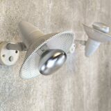 Pair of vintage wall-mounted spotlights