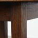 Table d'appoint anglaise ancienne de la fin du XIXe siècle en chêne