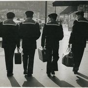 Photo Pierre Parente Argentique Paris Gare St Lazare Marin 1963