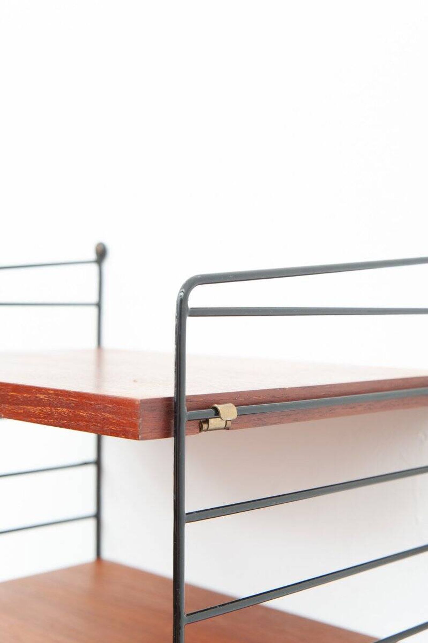 String wall shelf with drawer by Kajsa & Nisse Strinning, 1950s