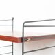 String wall shelf with drawer by Kajsa & Nisse Strinning, 1950s