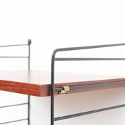 String wall shelf with drawer by Kajsa & Nisse Strinning, 1950s