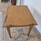 Shop/trade table in old fir 1950s -1m