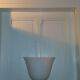 Lampadaire vintage art déco opaline et bronze