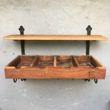 Shelf for glasses and cutlery
