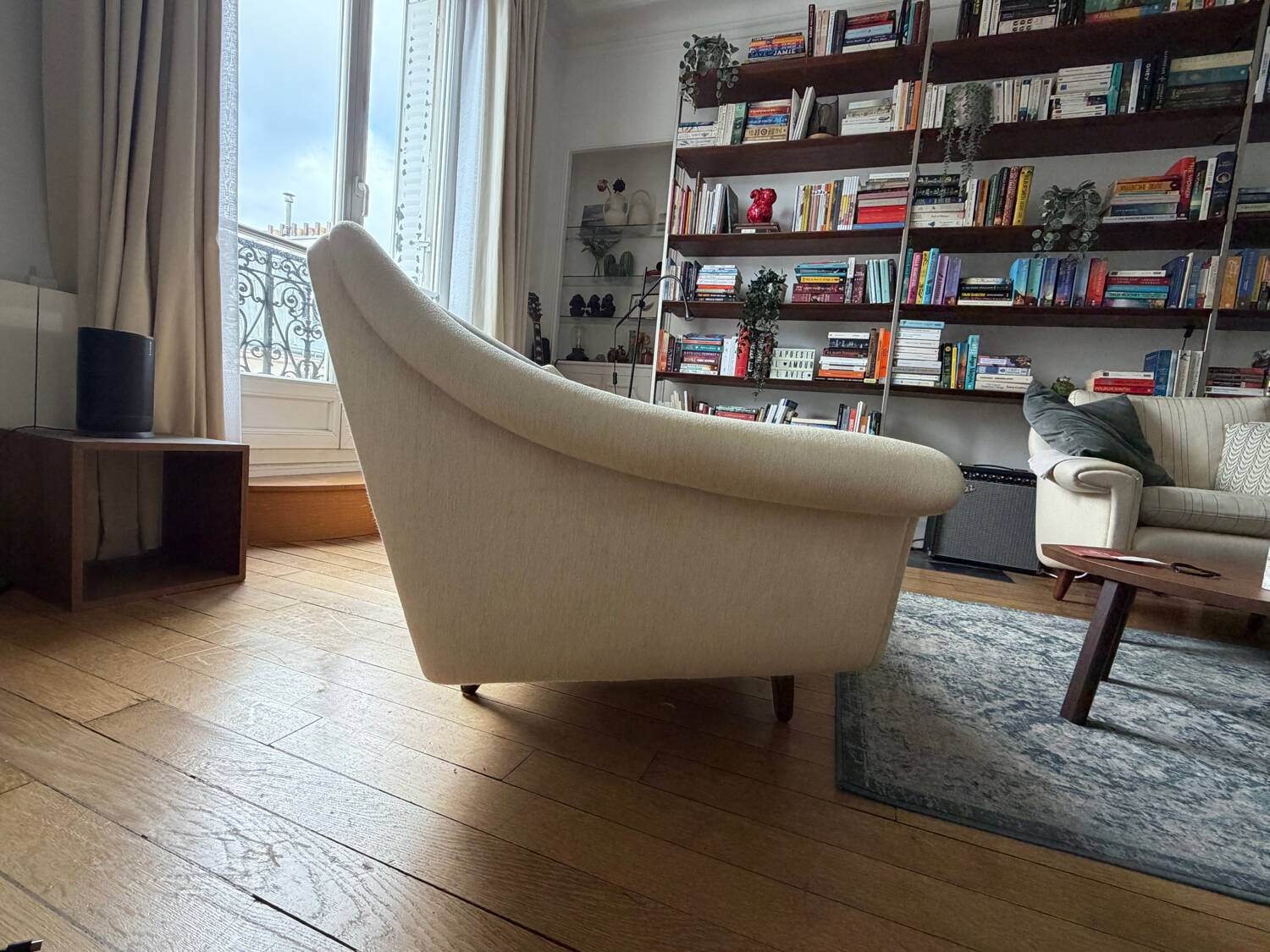 Vintage Danish teak sofa and armchair – 1960s