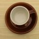 5 tasses bistrot et leurs soucoupes