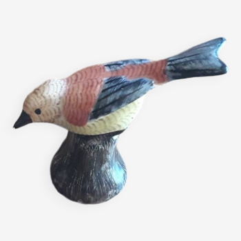 Oiseau de collection en porcelaine peinte