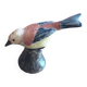 Collector's bird in painted porcelain