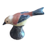 Collector's bird in painted porcelain